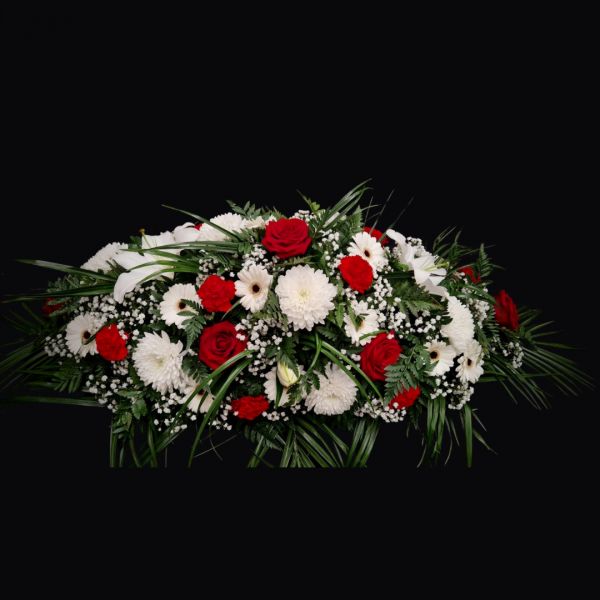 funeral spray, funeral, ballina, florist, flower arrangement, mayo