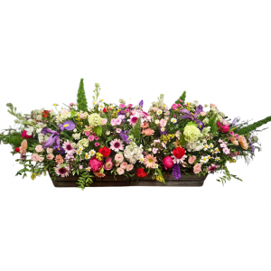 funeral, funeral spray, wildflower, wildflower spray, funeral, tribute, ballina, mayo, florist, floral boutique, flower arrangement