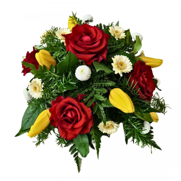 funeral, posy, deluxe posy, florist, flower arrangement, ballina, mayo